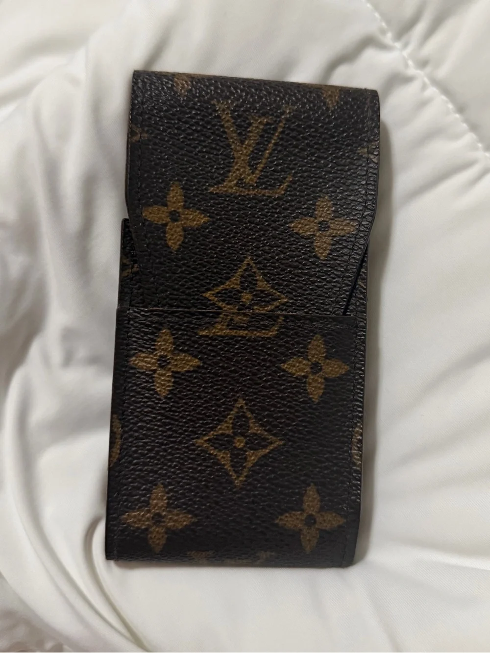 Louis Vuitton brown monogram cigarette case